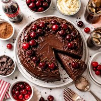 Chocolate Cherry Cola Cake