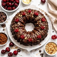 Chocolate Cherry Fudge Bundt