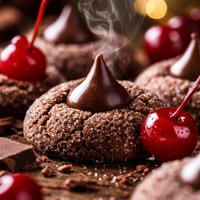 Chocolate Cherry Kisses
