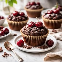 Chocolate Cherry Muffins