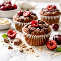 Chocolate Cherry Muffins 2 Ww Points