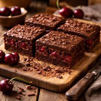 Chocolate Cherry Slice