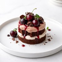 Chocolate Cherry Trifle Dessert