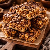 Chocolate Chex Caramel Corn Bars
