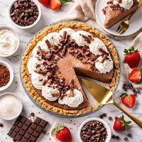 Chocolate Chiffon Pie