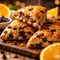 Chocolate Chip and Orange Scones