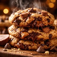 Chocolate Chip and Peanut Butter Cup Cookies