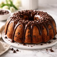 Chocolate Chip Bundt Cake Optional Chocolate Glaze