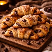 Chocolate Chip Cinnamon Crescents