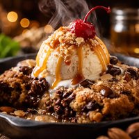 Chocolate Chip Cookie Amaretto Dessert