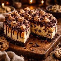 Chocolate Chip Cookie Dough Cheesecake
