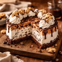 Chocolate Chip Cookie Ice Cream Cake
