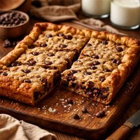 Chocolate Chip Cookie Slab Pie