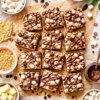 Chocolate Chip Marshmallow Squares