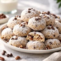 Chocolate Chip Mexican Wedding Cakes