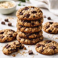 Chocolate Chip Oatmeal Vegan Cookies