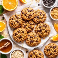 Chocolate Chip Orange Oatmeal Cookies