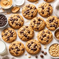 Chocolate Chip Peanut Butter Cookies
