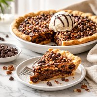 Chocolate Chip Pie the Deen Brothers