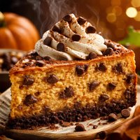 Chocolate Chip Pumpkin Cheesecake