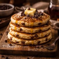 Chocolate Chip Sour Cream Pancakes Diabetic