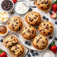 Chocolate Chip Yogurt Muffins