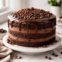Chocolate Chocolate Chip Cake