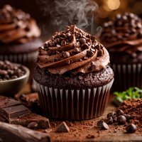 Chocolate Chocolate Chip Cupcakes