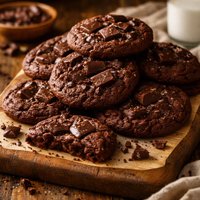 Chocolate Chocolate Chunk Cookies