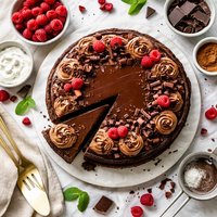 Chocolate Chocolate Mousse Torte