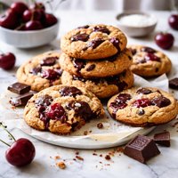 Chocolate Chunk and Cherry Cookies