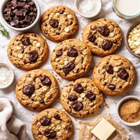 Chocolate Chunk White Chocolate Chip Cookies