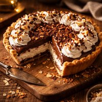 Chocolate Coconut Cream Pie