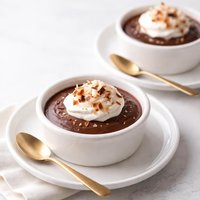 Chocolate Coconut Pots De Creme