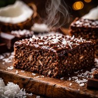 Chocolate Coconut Rough Slice