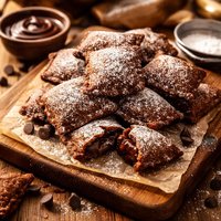 Chocolate Cookarolis Fried Ravioli Cookies