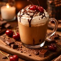 Chocolate Covered Cherry Latte