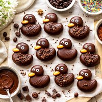 Chocolate Covered Espresso Bean Ducks