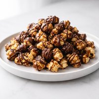 Chocolate Covered Popcorn Boy Scouts Copycat Caramel Corn