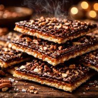 Chocolate Covered Toffee Matzo Matzah