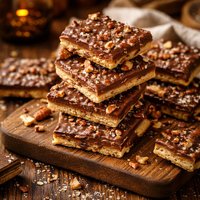 Chocolate Crack Saltine Toffee Squares