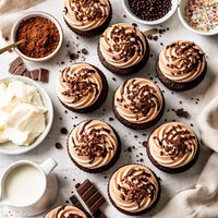 Chocolate Cream Cheese Cupcakes
