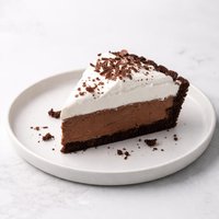 Chocolate Cream Pie with Cookie Crumb Crust