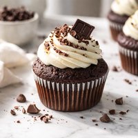 Chocolate Cupcake with Vanilla Frosting