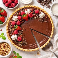 Chocolate Custard Tart