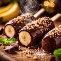 Chocolate Dipped Bananas