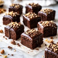 Chocolate Dipped Brownie Bites Brownies