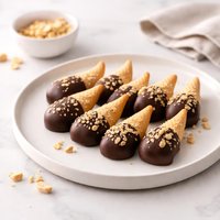 Chocolate Dipped Peanut Butter Bugles