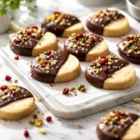 Chocolate Dipped Shortbread