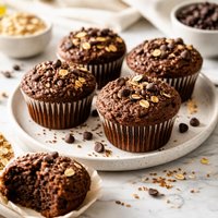 Chocolate Fiber Muffins